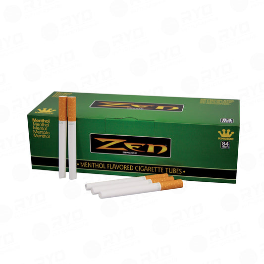 Zen Menthol King Size Cigarette Tubes - 84mm