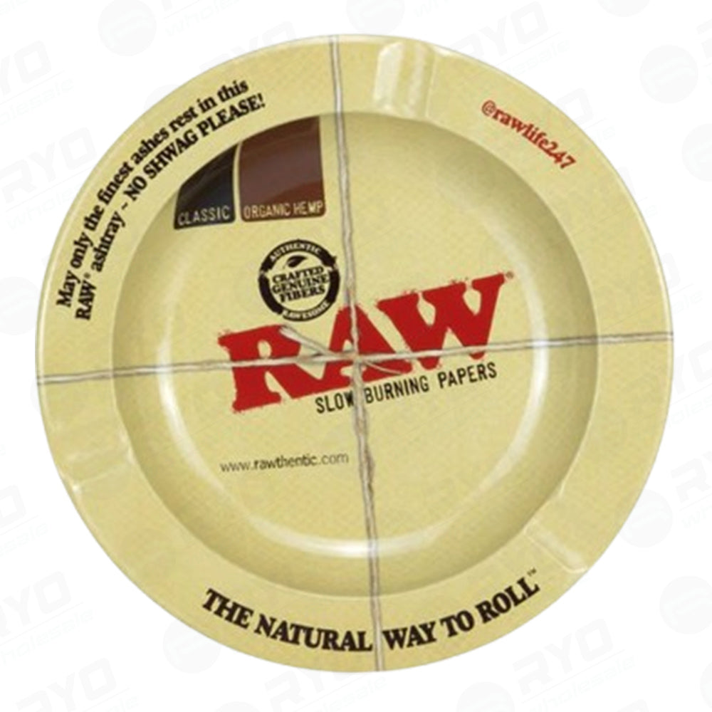 RAW Round Magnetic Metal Ashtray