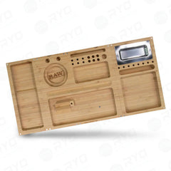 RAW Triple Flip Bamboo Rolling Tray