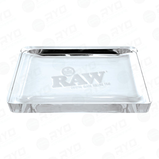 RAW Crystal Glass Rolling Tray