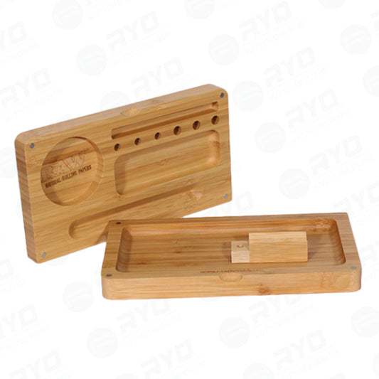 RAW Back Flip Bamboo Rolling Tray