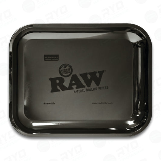 RAW Black Gold Rolling Tray