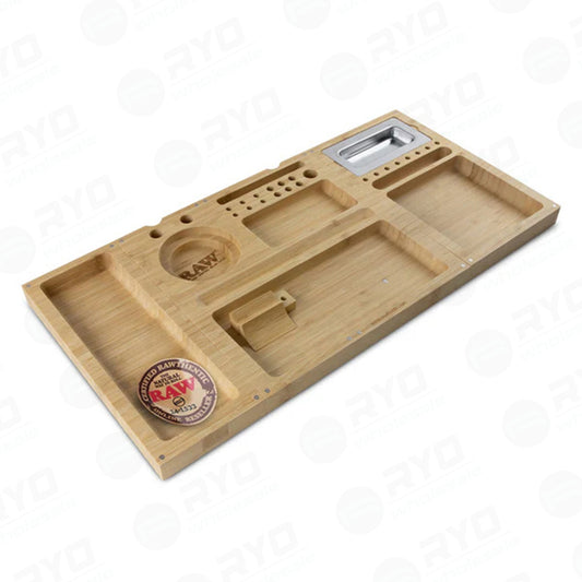 RAW Triple Flip Bamboo Rolling Tray