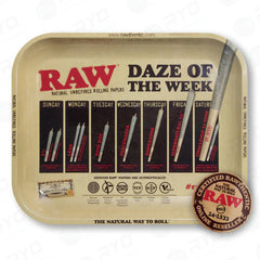 RAW Daze of the Week Rolling Tray  Large