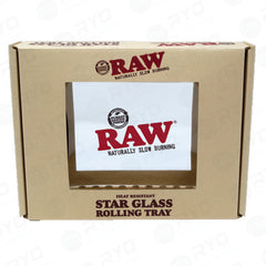 RAW Star Glass Mini Rolling Tray