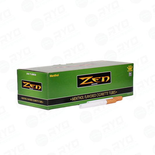 Zen Menthol King Size Cigarette Tubes - 84mm