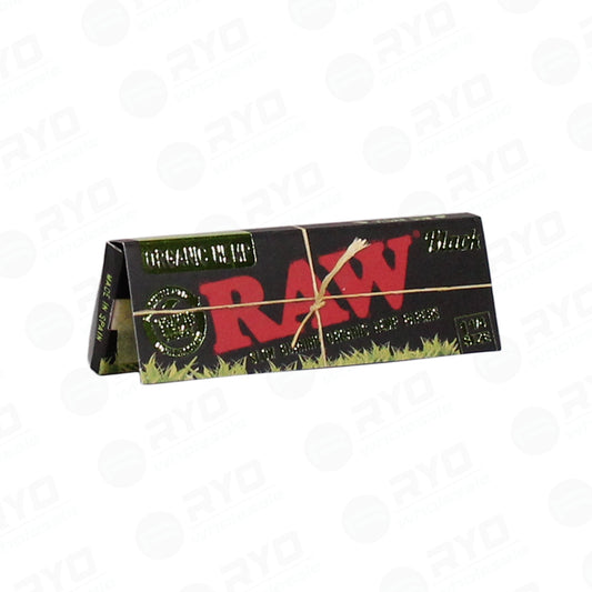 RAW® Black Organic Hemp Rolling Papers - King Size Slim