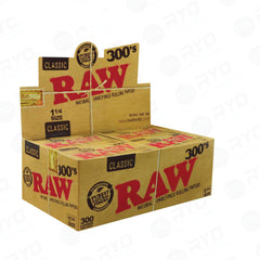 RAW® Natural Rolling Papers 1¼ - Classic 300's