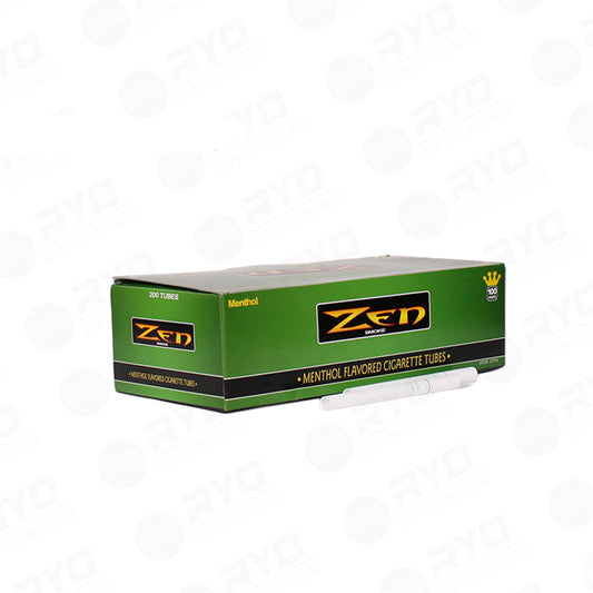 Zen Menthol Cigarette Tubes - 100mm