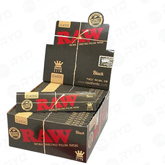 RAW® Black Rolling Papers - King Size Slim